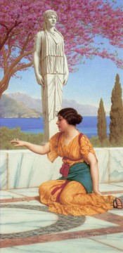 ジョン・ウィリアム・ゴッドワード Painting - 古代の娯楽 新古典主義の女性 ジョン・ウィリアム・ゴッドワード